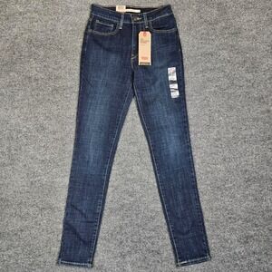Levi's 721 High Rise Skinny Jeans Women's 4 LONG 27x32 Hypersoft Stretch NEW